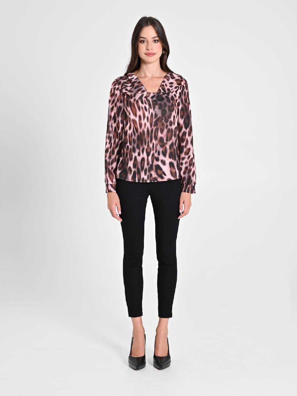 Rinascimento Blusa Pink Animalier Vendita