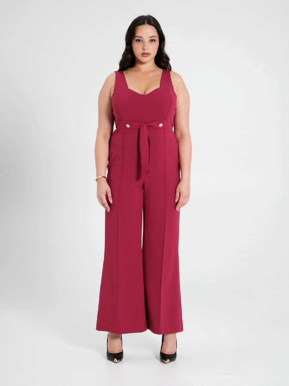 Rinascimento Tuta Curvy Bordeaux Outlet