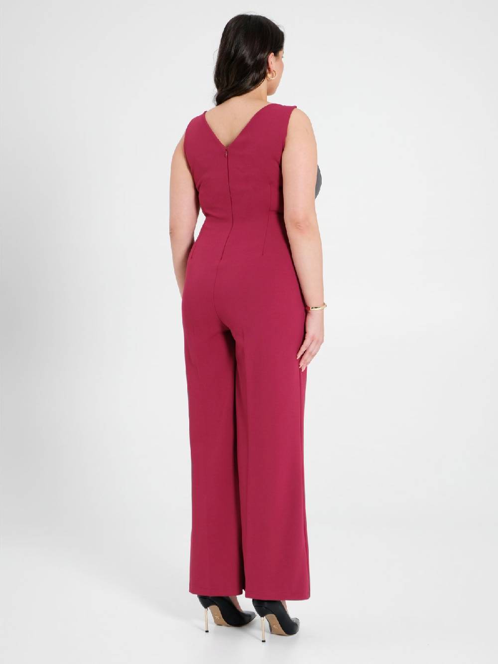 Rinascimento Tuta Curvy Bordeaux Outlet