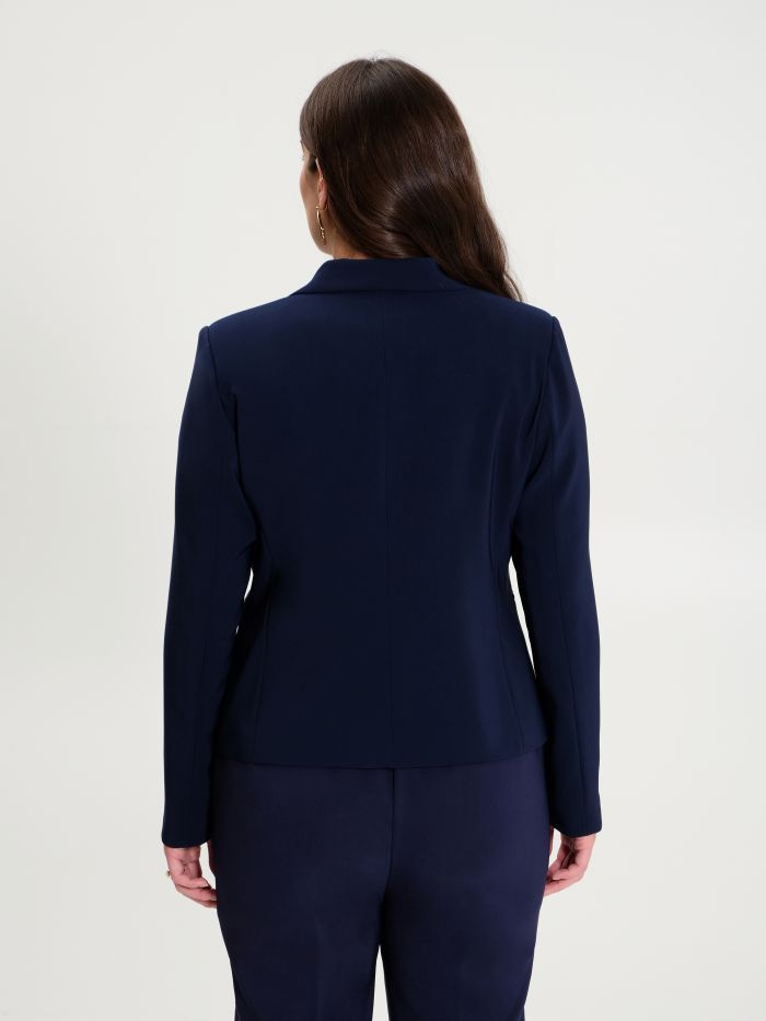 Rinascimento Giacca Curvy Monobottone Blu Navy In Saldo