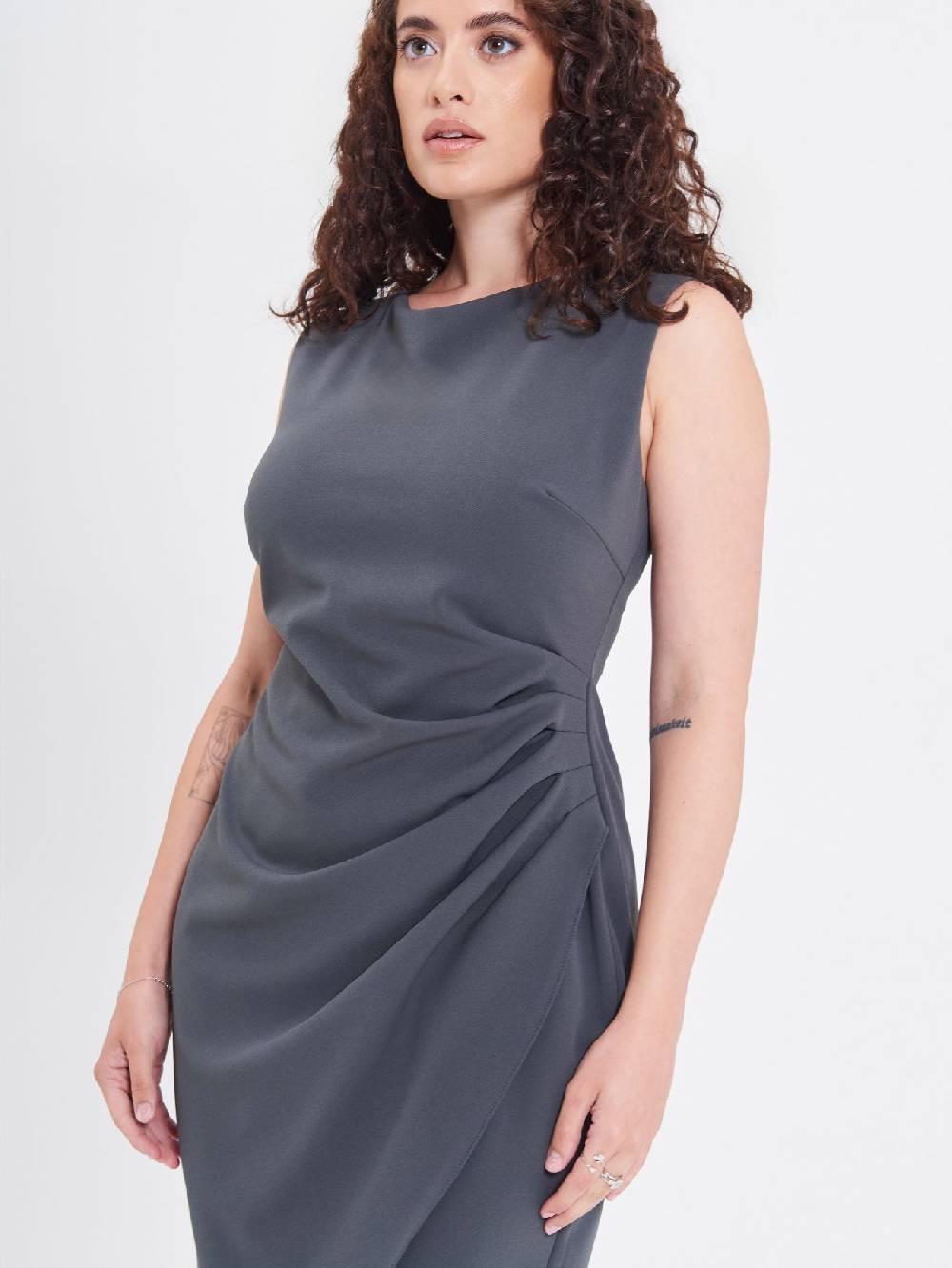 Rinascimento Tubino Curvy Drappeggiato Soddisfazione Garantita
