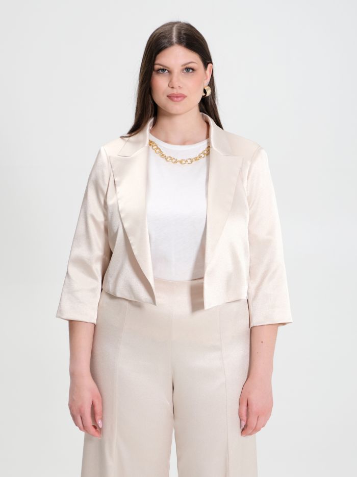 Rinascimento Giacca Curvy in Envers Satin Acquista Ora
