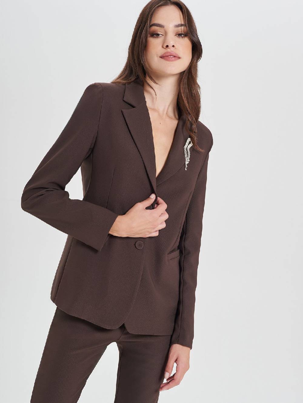 Rinascimento Giacca Marrone in Cadi Operato Shopping Online