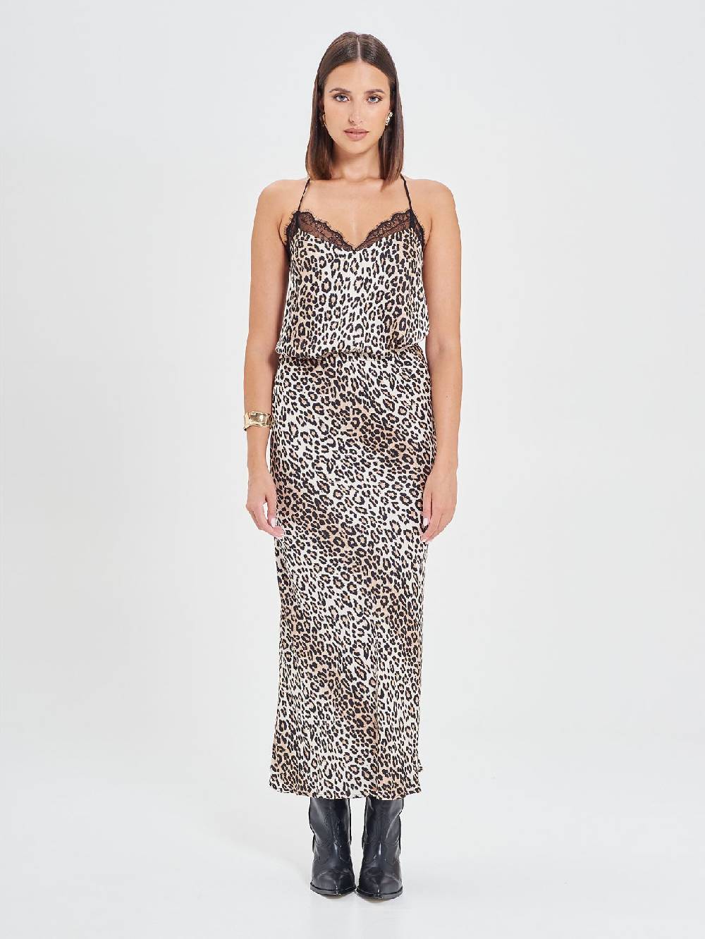 Rinascimento Top in Viscosa Animalier Presa