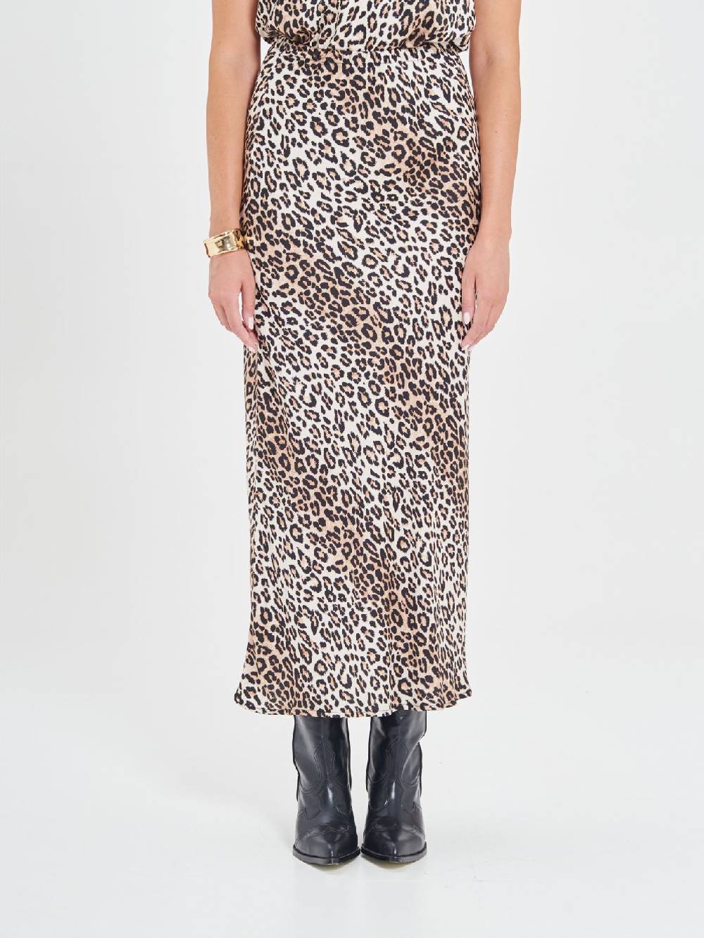 Rinascimento Gonna in Viscosa Animalier Sconto