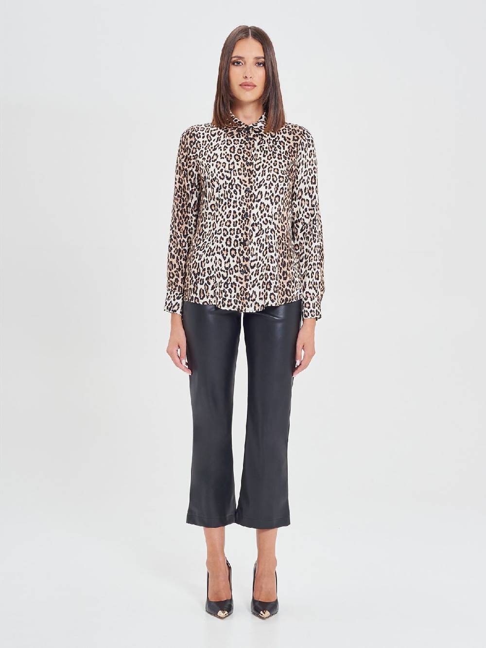 Rinascimento Camicia in Viscosa Animalier Offerta