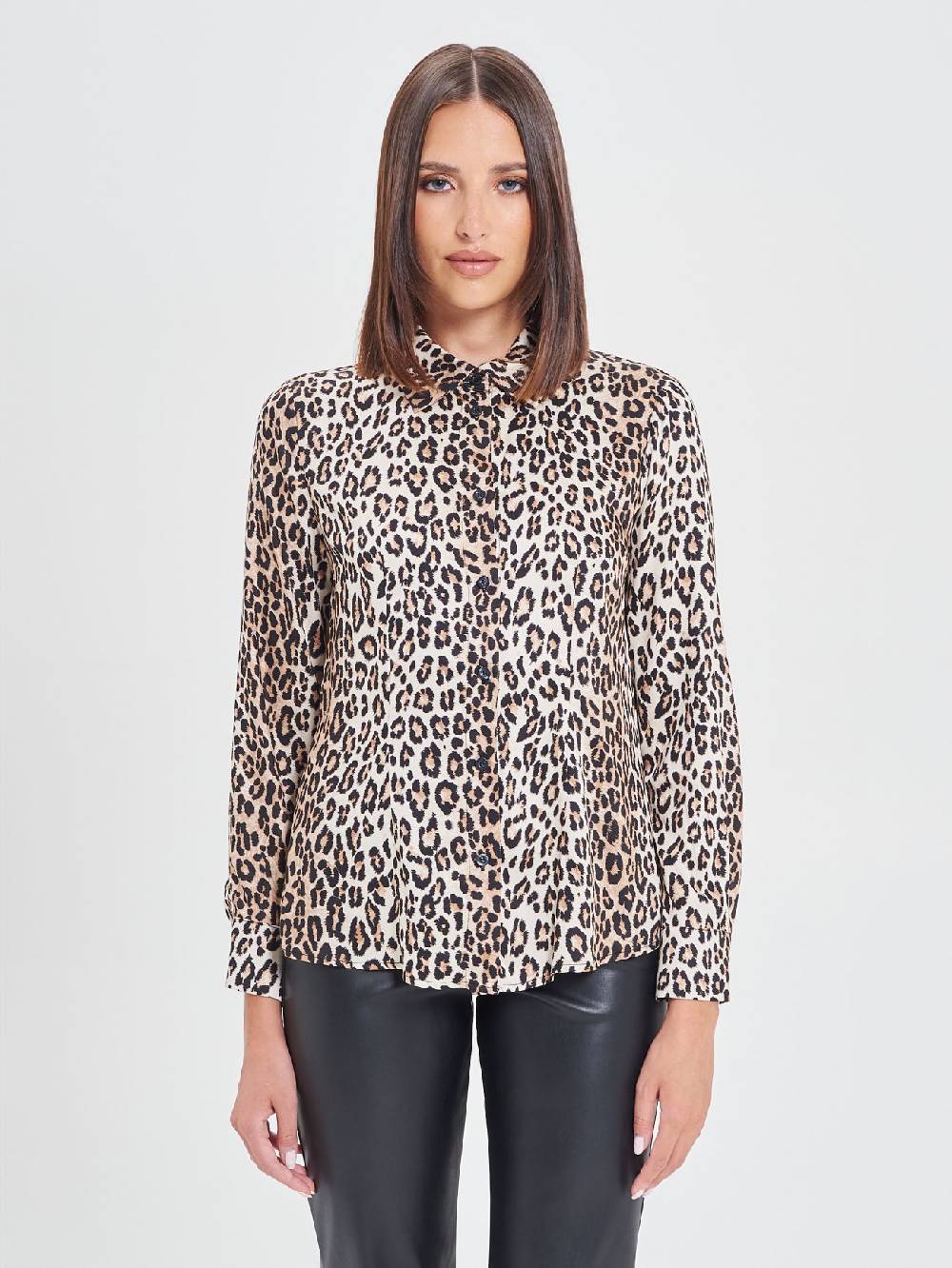 Rinascimento Camicia in Viscosa Animalier Offerta