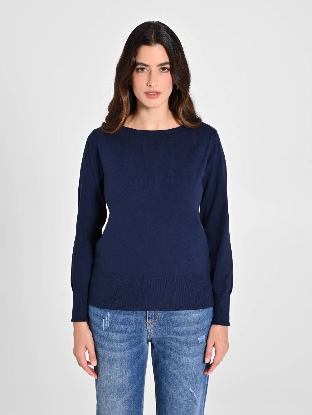 Rinascimento Maglioncino Blu Navy Ecotec® Liquidazione