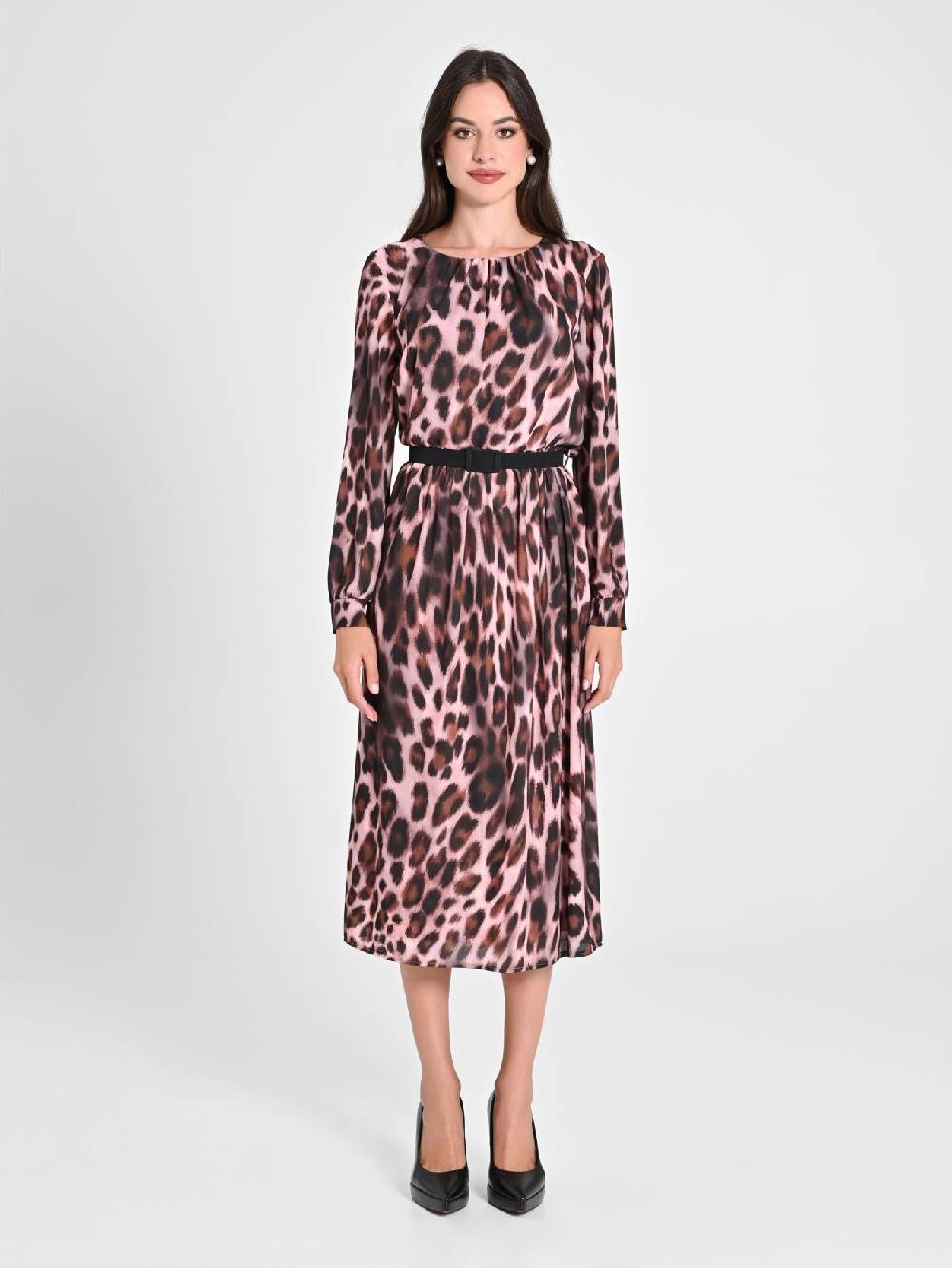 Rinascimento Abito Pink Animalier Limitato a 3 giorni