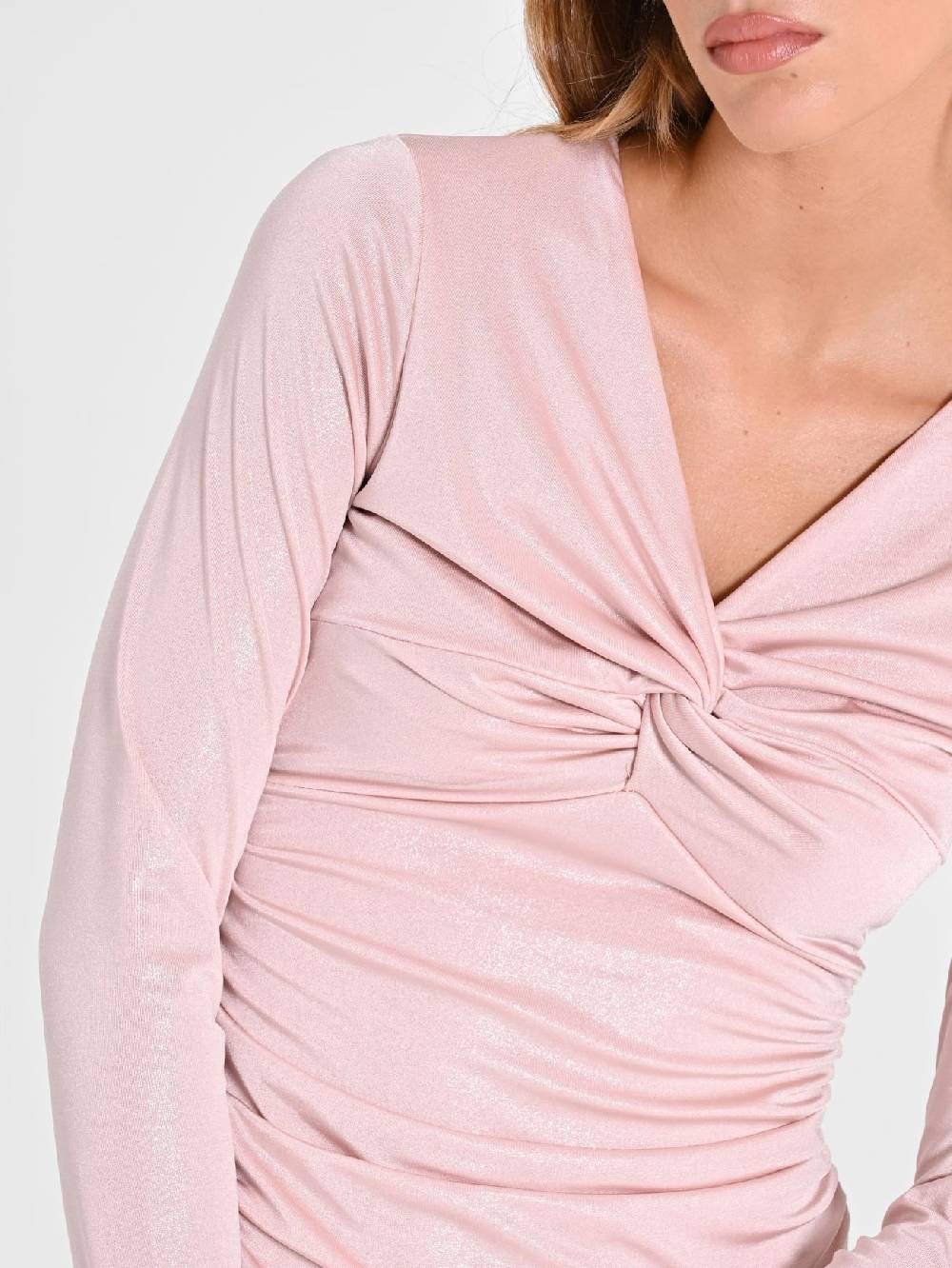 Rinascimento Abito Nodo Rosa Donna Duty-free