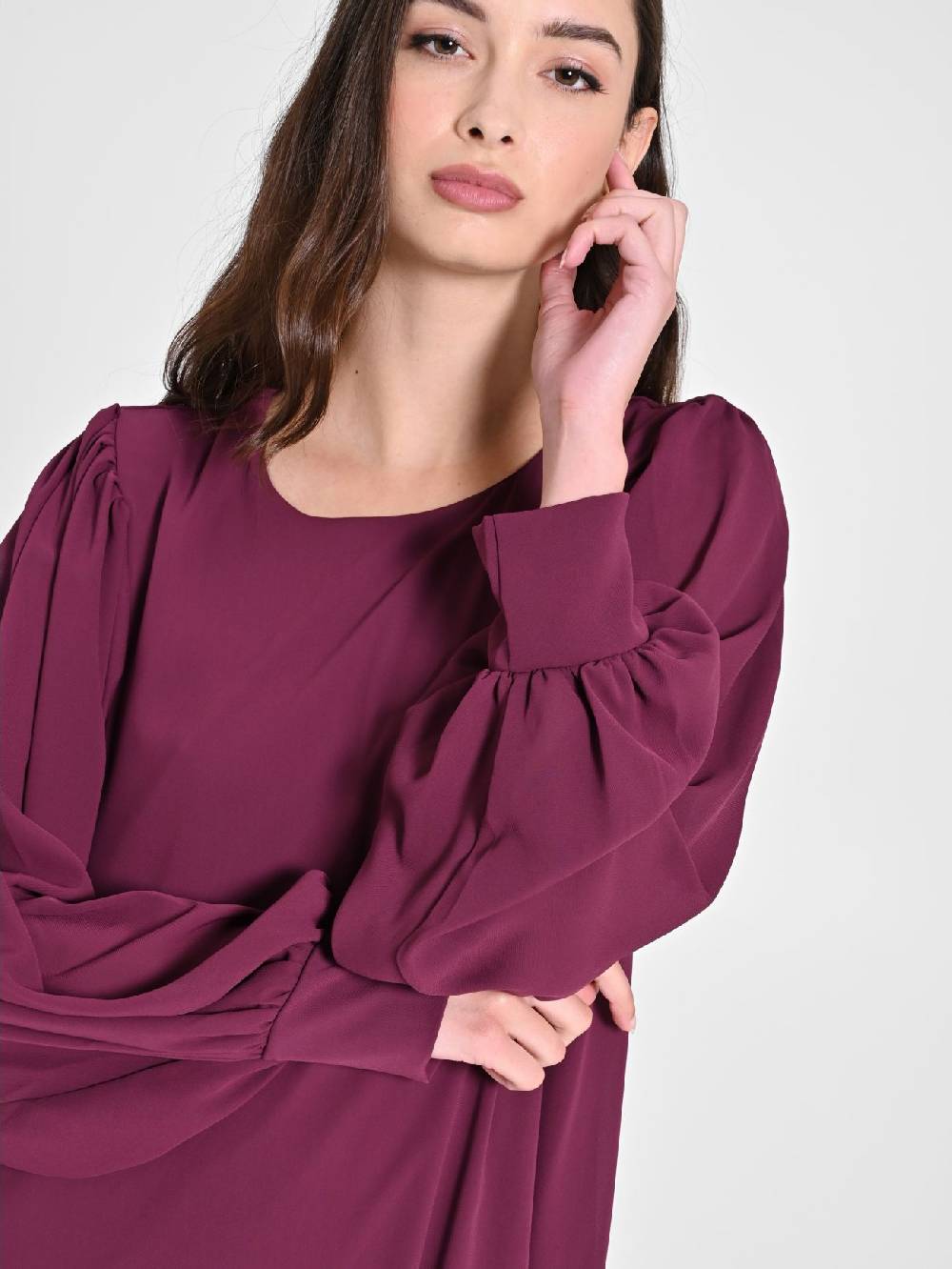 Rinascimento Abito "A Line" Bordeaux 50% di sconto per tempo limitato