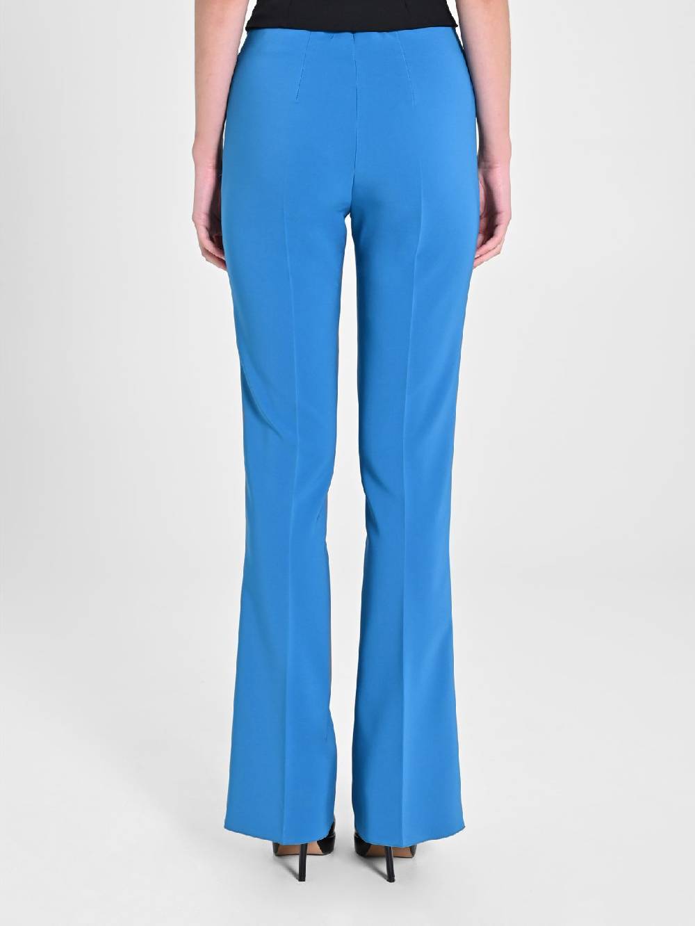 Rinascimento Pantalone Flared Blu Oceano Qualità
