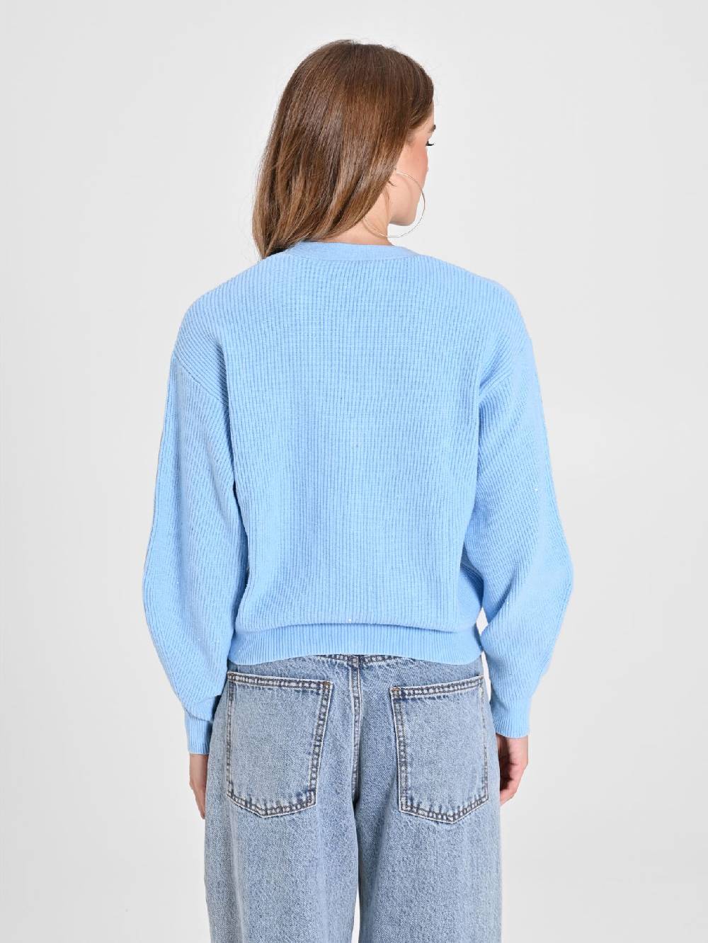 Rinascimento Cardigan Azzurro Vendita