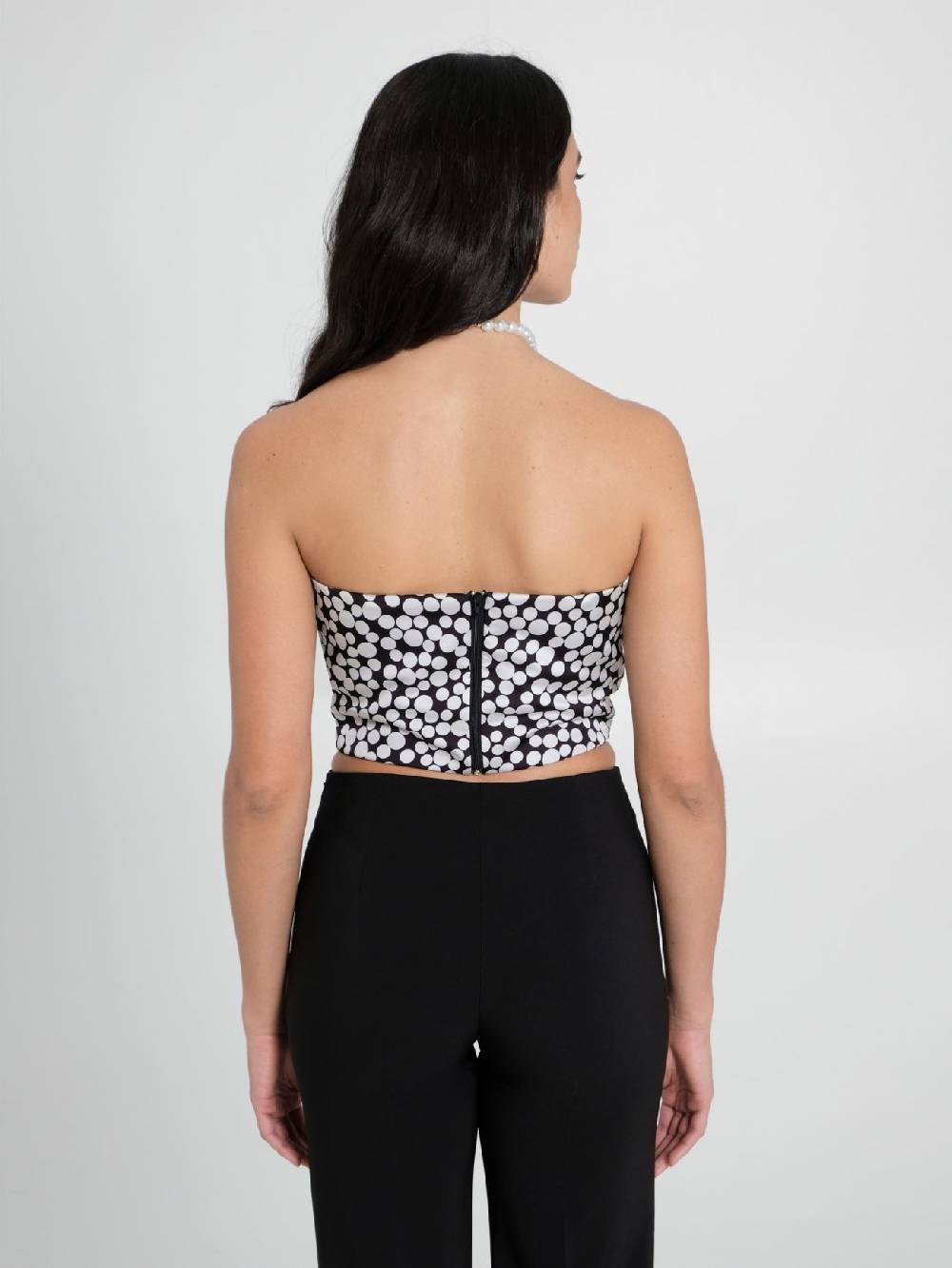 Rinascimento Top Bustier Pois Presa