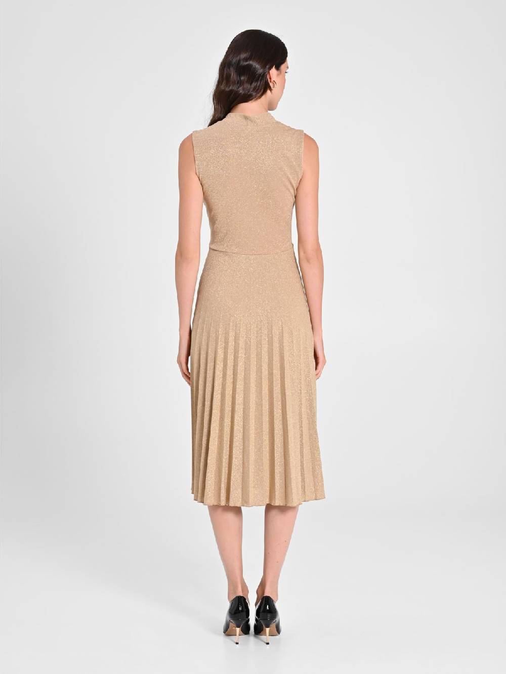Rinascimento Abito in Lurex Oro Hotsell