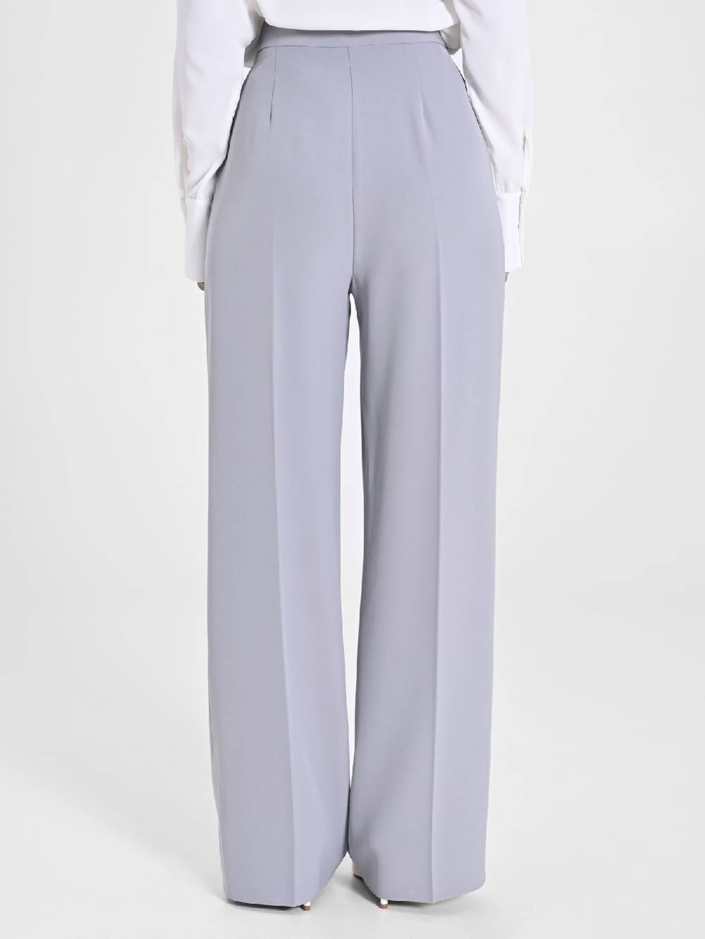 Rinascimento Pantalone Palazzo Grigio in Crepe Spedizione gratuita