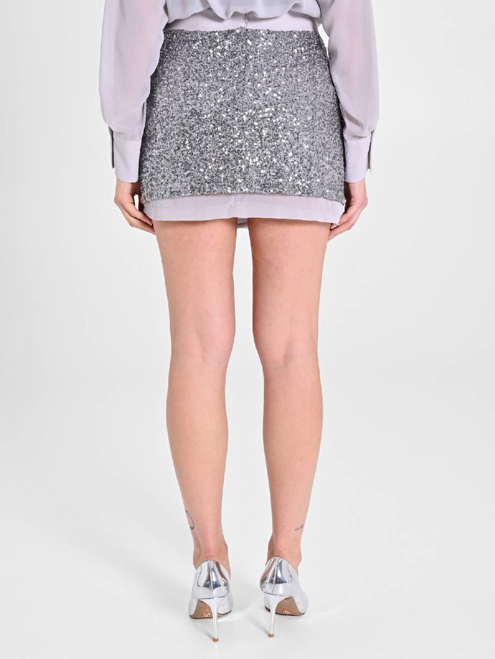 Rinascimento Gonna Corta in Paillettes Negozio online di fabbrica