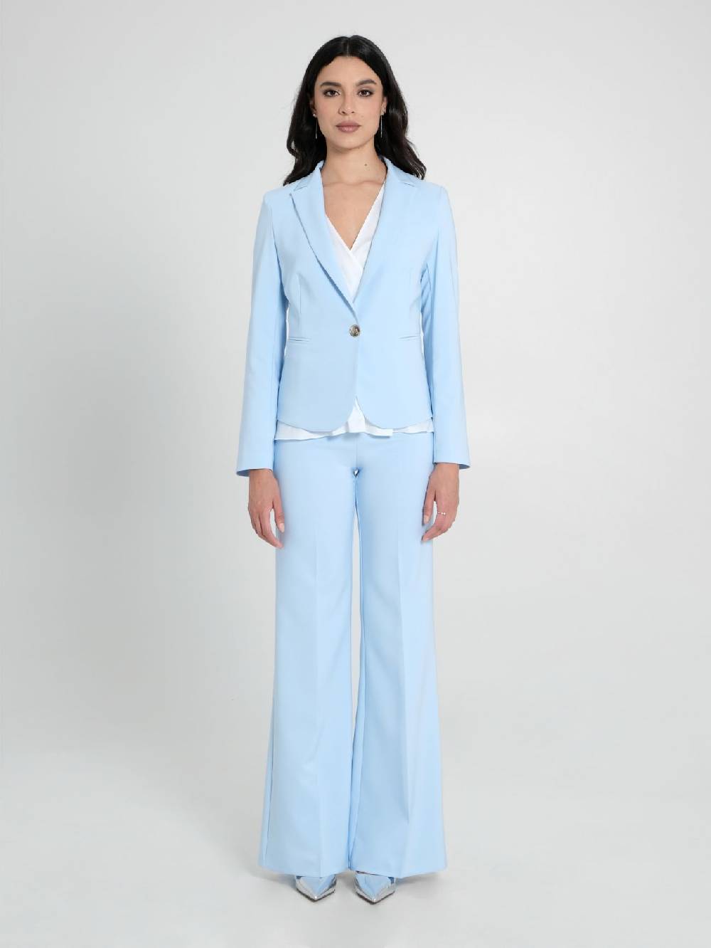 Rinascimento Giacca in Tessuto Tecnico Azzurro Donna Shopping online