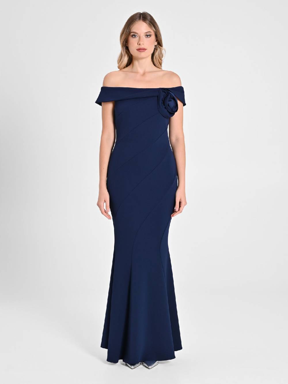 Rinascimento Abito Lungo Off-the-Shoulders Offerta San Valentino