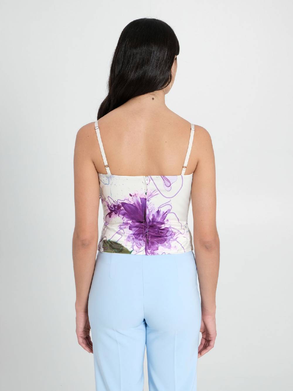 Rinascimento Top Bustier stampa Floreale Lightning offer