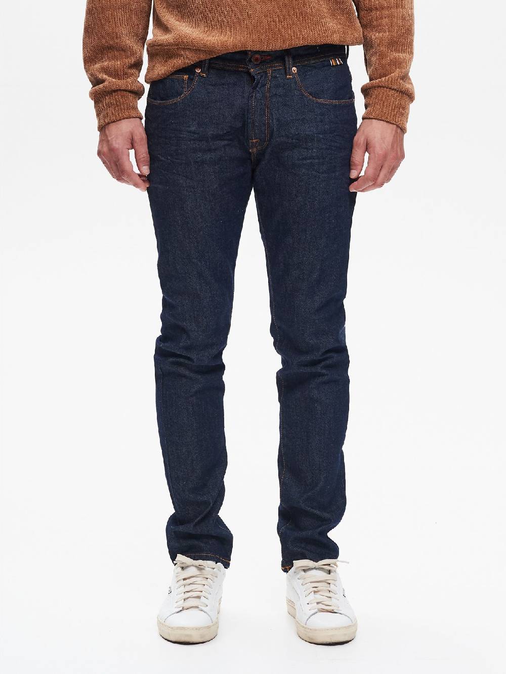 Rinascimento Jeans Slim-Fit Uomo Raw Blu QB24 Offerte speciali