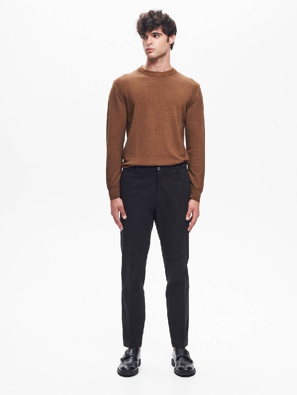 Rinascimento Pantaloni Regular-Fit Uomo in Gabardina QB24 Sconti VIP
