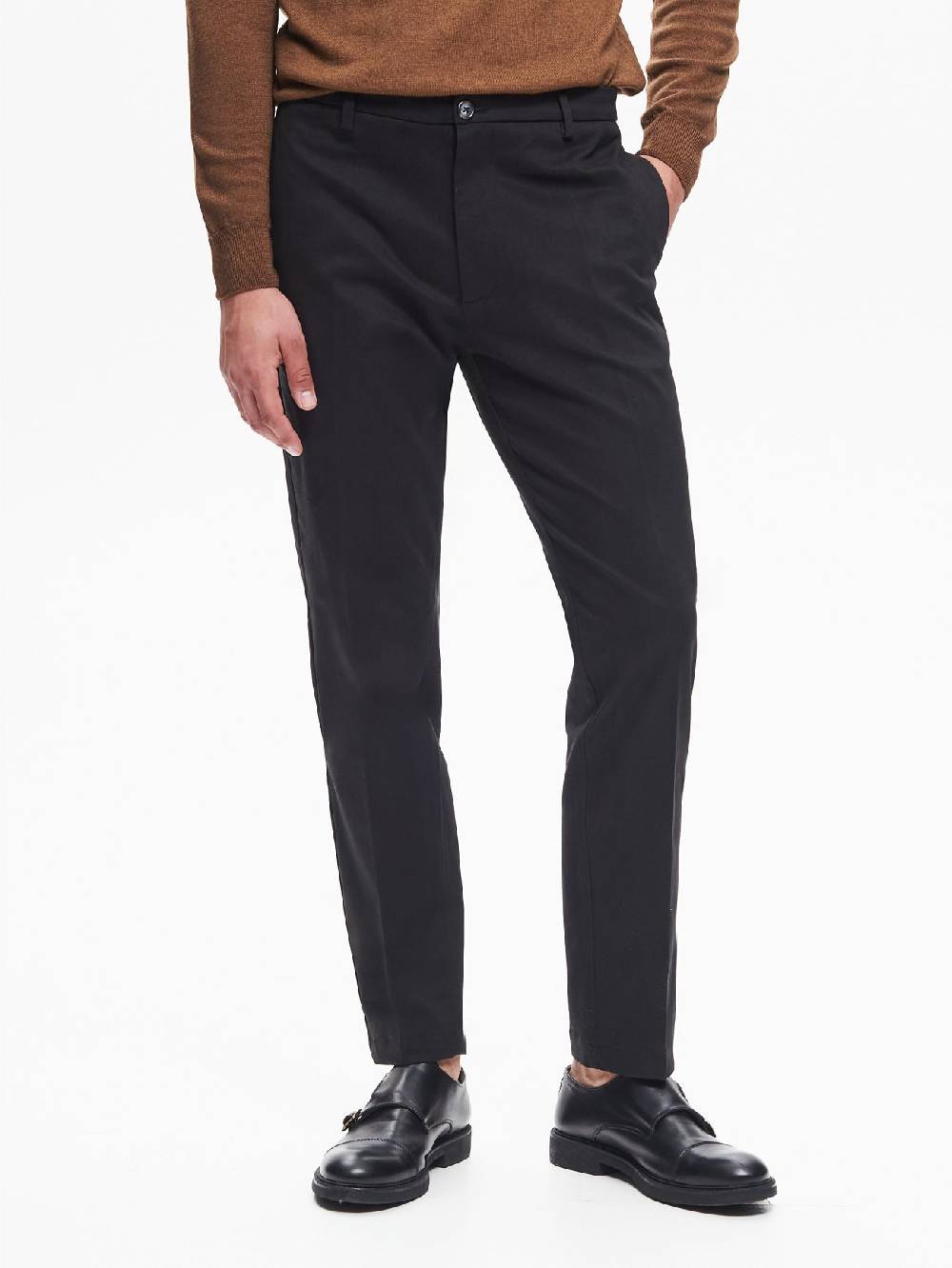 Rinascimento Pantaloni Regular-Fit Uomo in Gabardina QB24 Sconti VIP