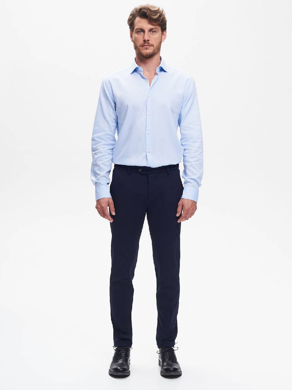 Rinascimento Camicia Classica Uomo Collo alla Francese QB24 Offerta settimanale