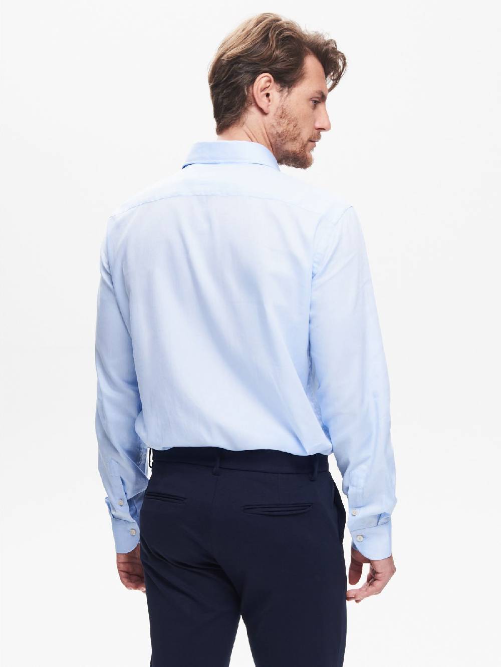 Rinascimento Camicia Classica Uomo Collo alla Francese QB24 Offerta settimanale