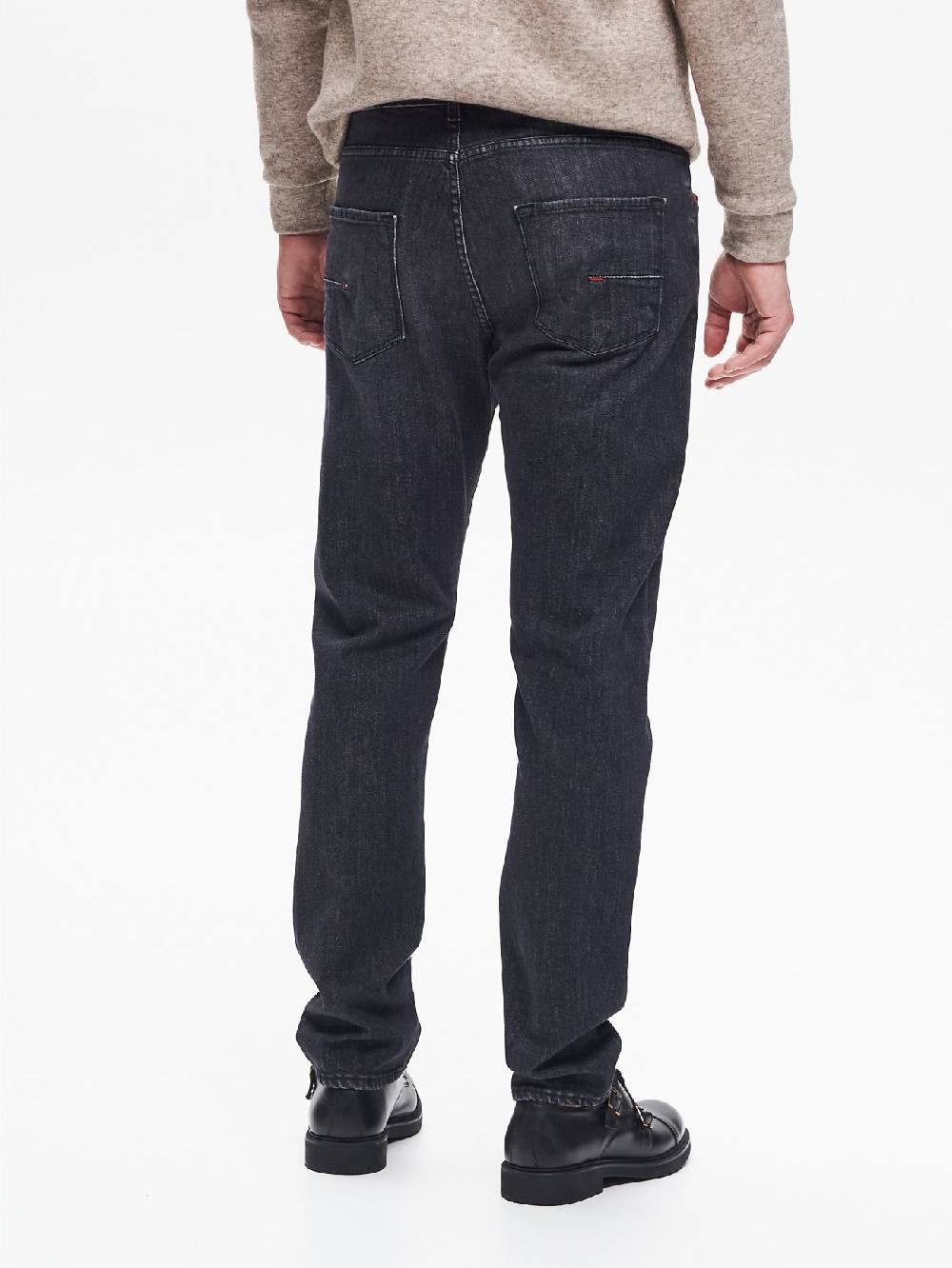 Rinascimento Jeans Slim-Fit Uomo Nero QB24 Latest stili