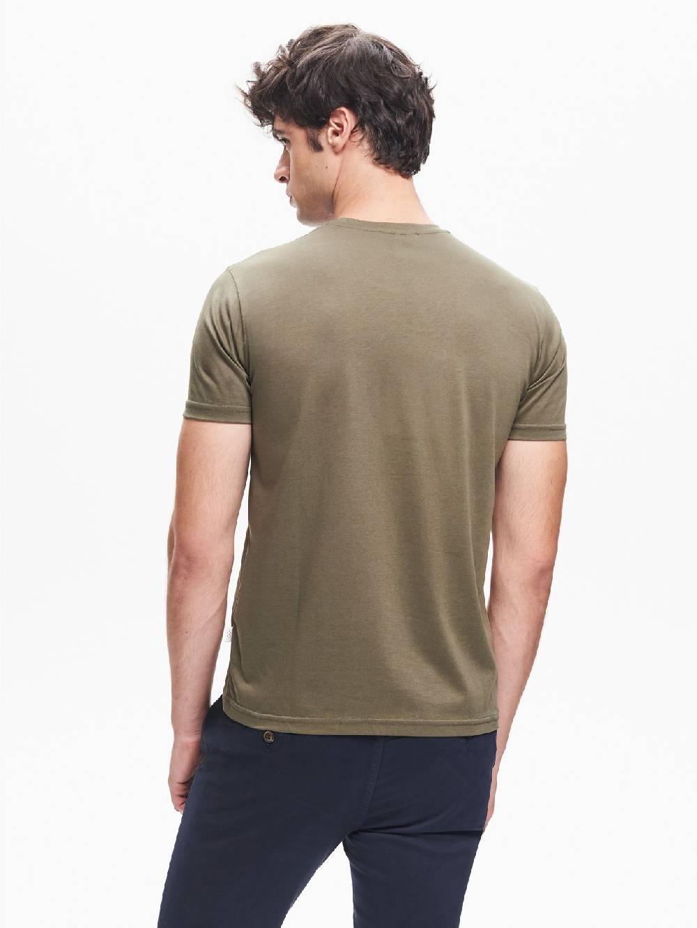 Rinascimento T-shirt Girocollo Uomo Taschino a Filetto QB24 Ultimo giorno
