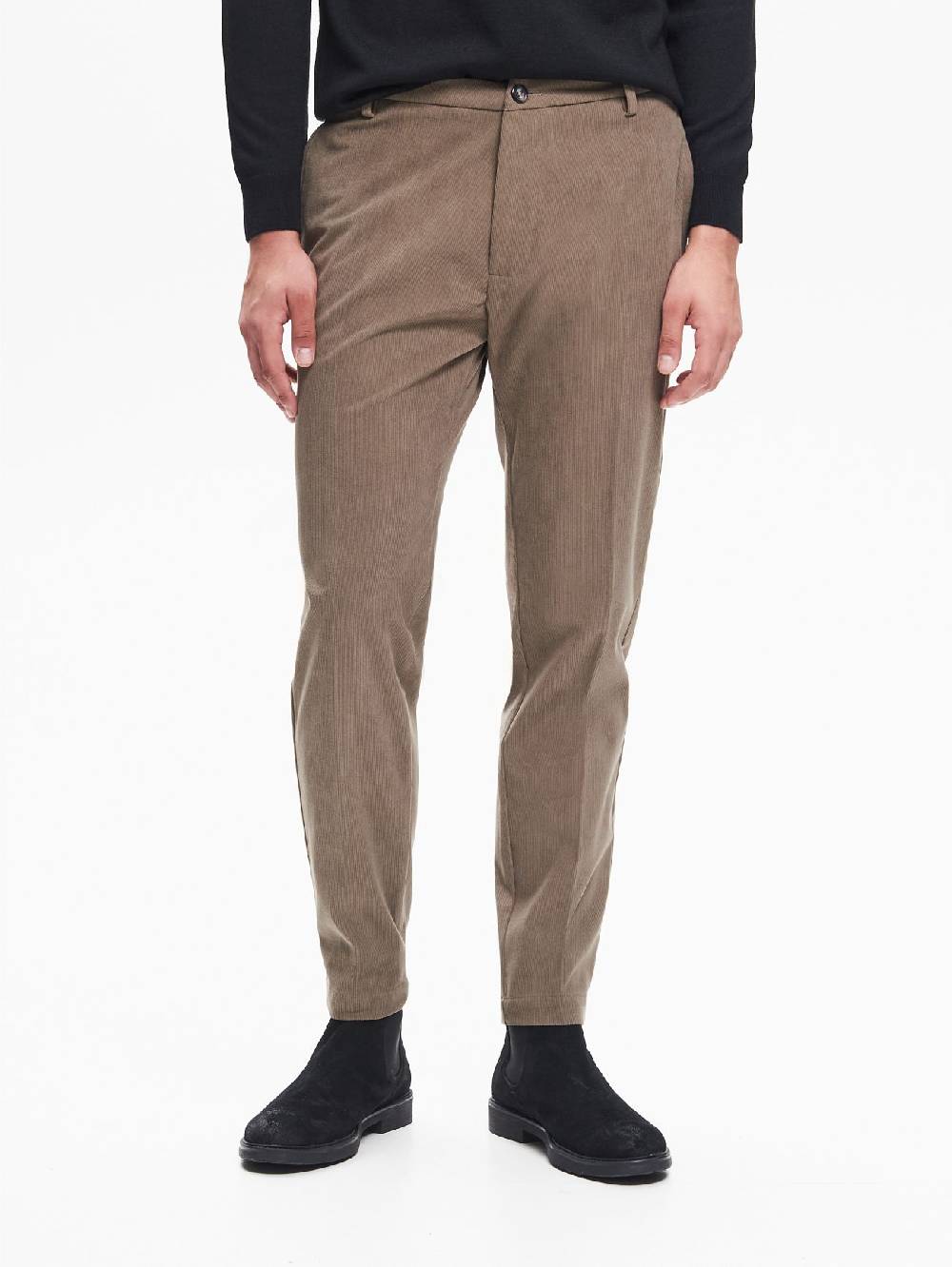 Rinascimento Pantaloni Regular-Fit Uomo Velluto QB24 Fino al 60% di sconto