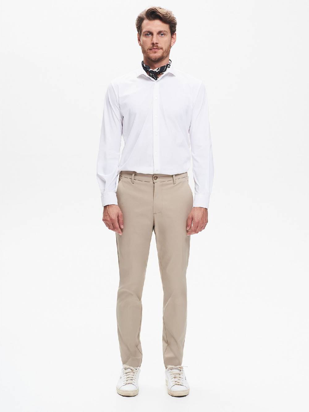 Rinascimento Pantaloni in Tessuto Tecnico Uomo Diagonale QB24 Fino al 65% di sconto
