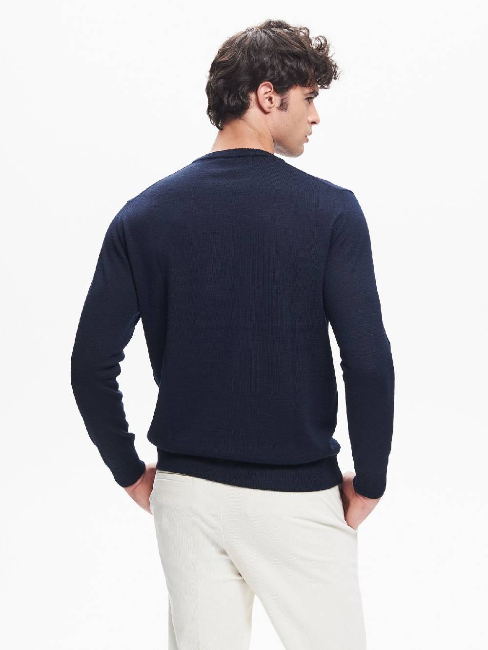 Rinascimento Maglia Girocollo Uomo Basic Blu QB24 Only for today
