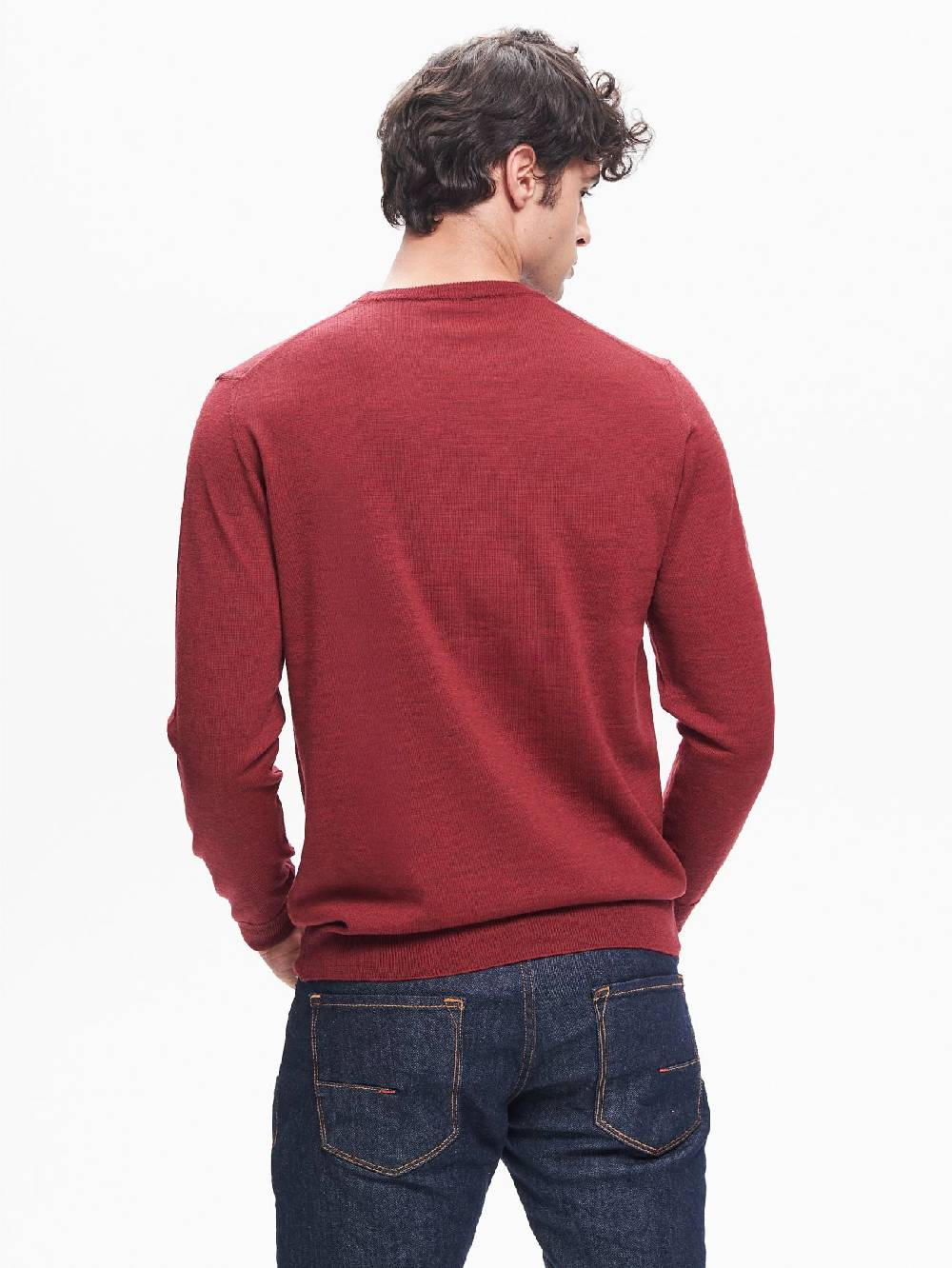 Rinascimento Maglia Girocollo Uomo Basic Rosso QB24 Discount Store per i nuovi prodotti