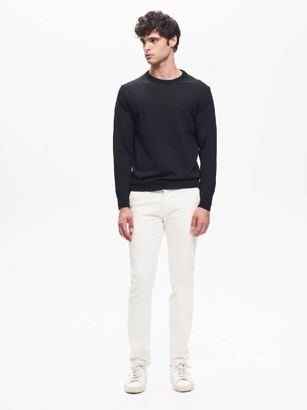 Rinascimento Maglia Girocollo Uomo Basic Nero QB24 Solo un giorno rimasto