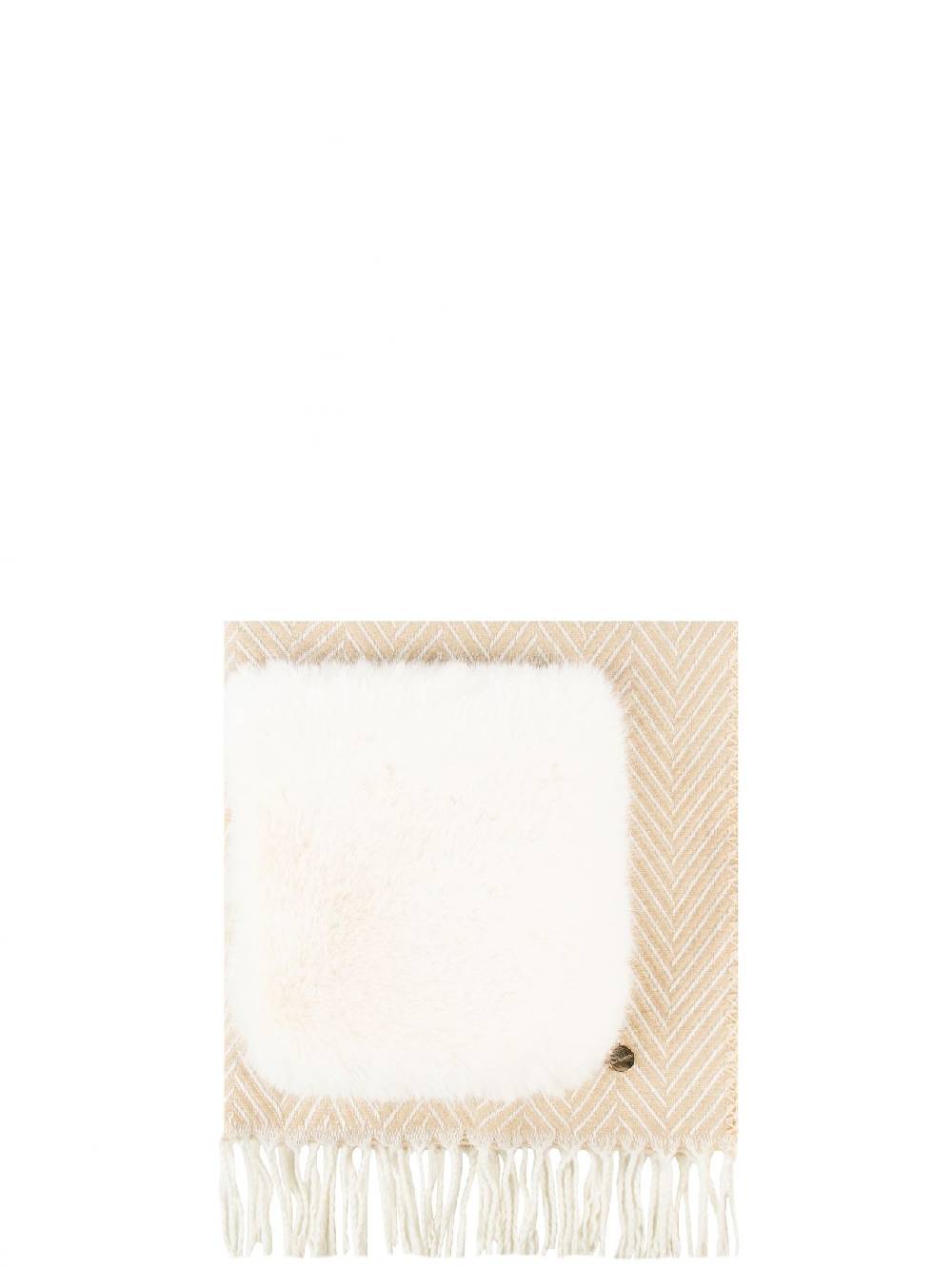 Rinascimento Sciarpa con Tasca effetto Pelliccia Fino Al -60%