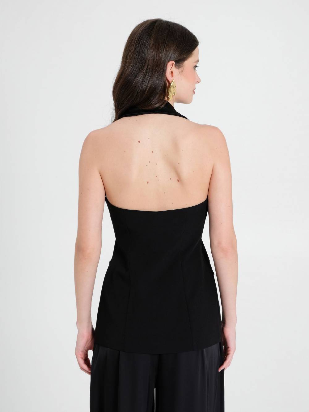 Rinascimento Gilet con dettagli in Raso Economico