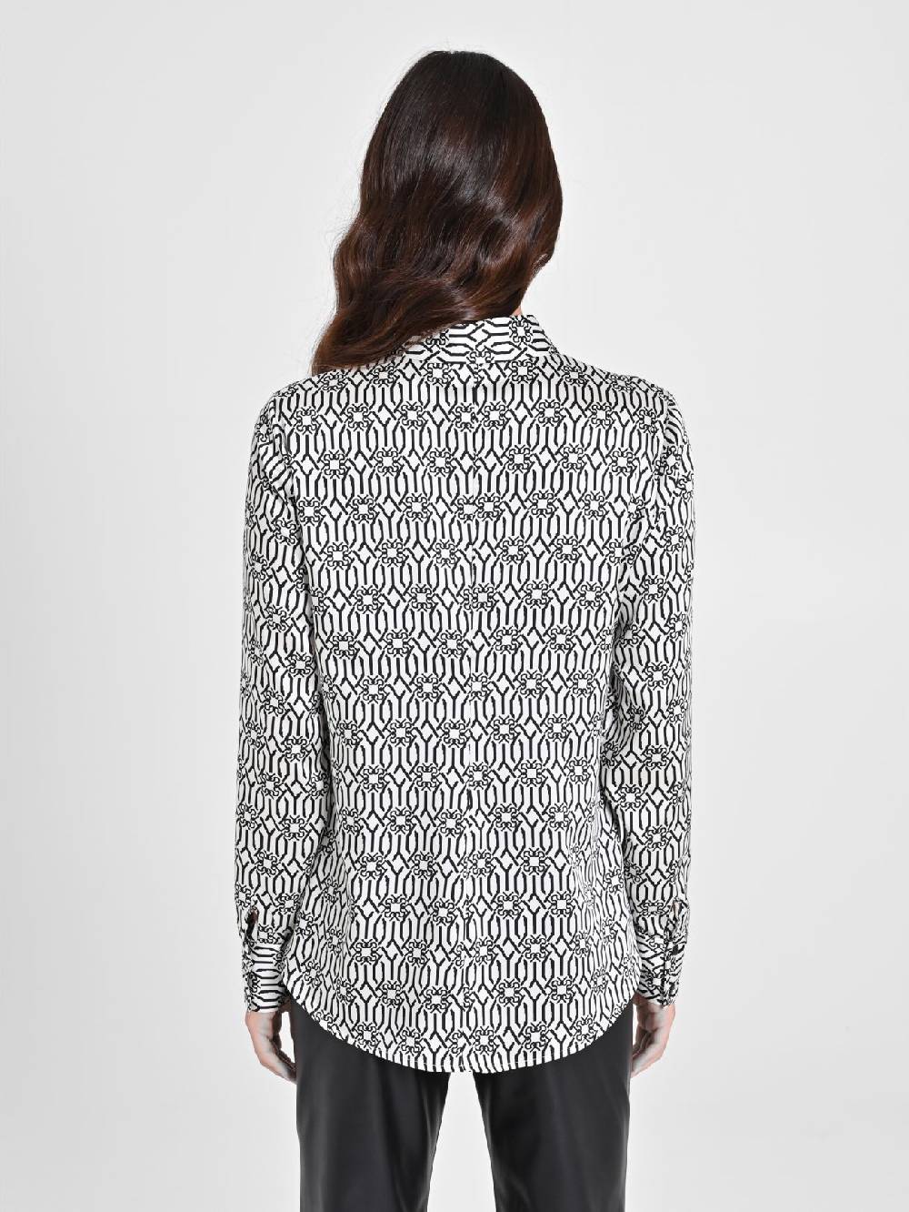 Rinascimento Camicia Monogram Black & White Negozio