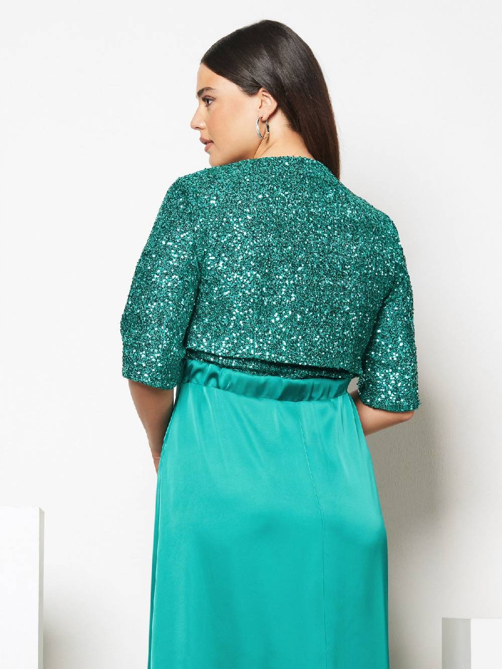 Rinascimento Coprispalle Curvy in Paillettes Black Friday