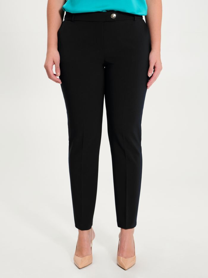 Rinascimento Pantaloni Curvy Nero Vendita calda
