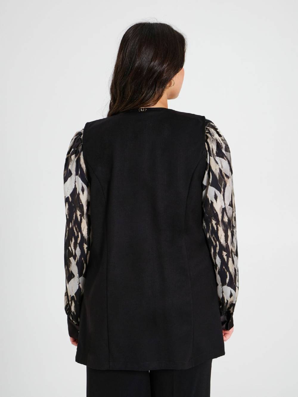 Rinascimento Gilet Curvy Nero Online Outlet