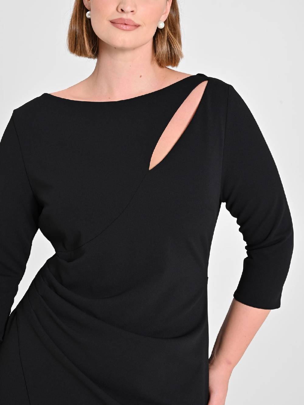 Rinascimento Abito Lungo Curvy Nero 2025