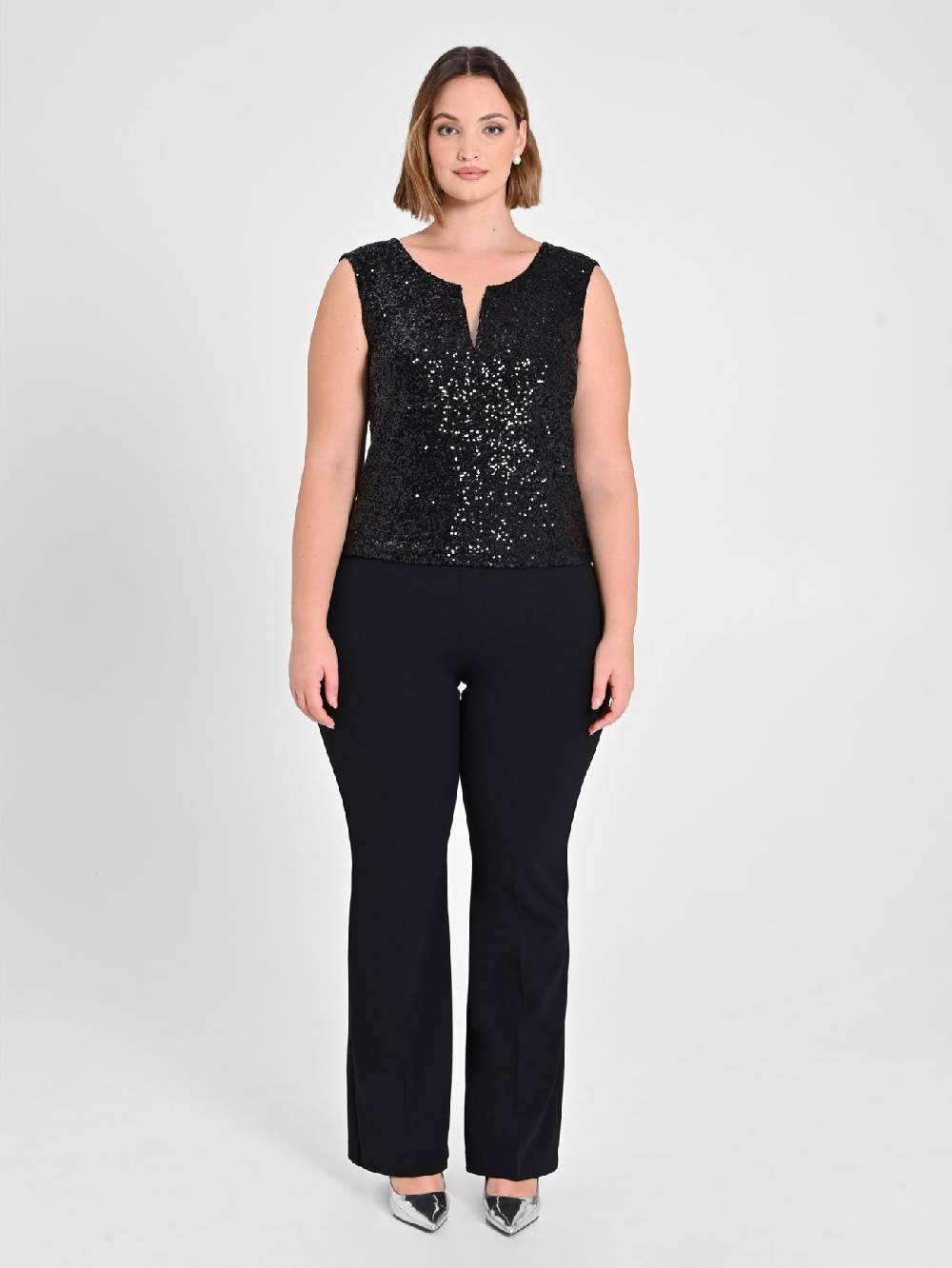 Rinascimento Top Curvy Paillettes Vendite Flash
