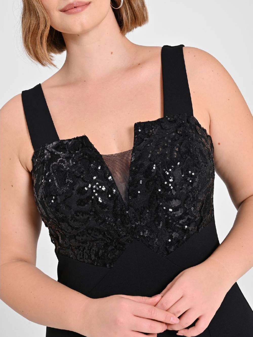 Rinascimento Tuta Curvy con corpino Paillettes Nuova