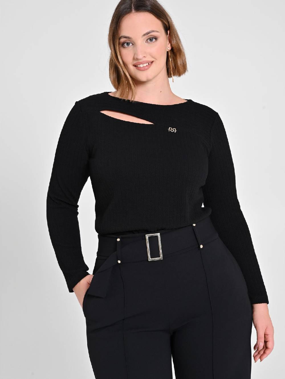 Rinascimento Maglia Curvy Cut-Out Moda