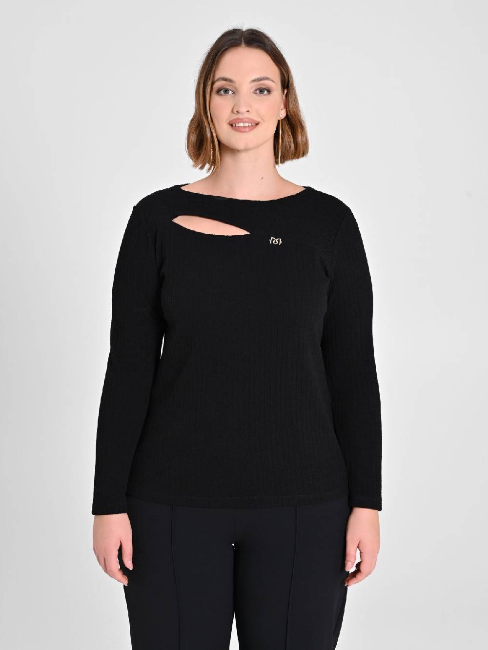Rinascimento Maglia Curvy Cut-Out Moda
