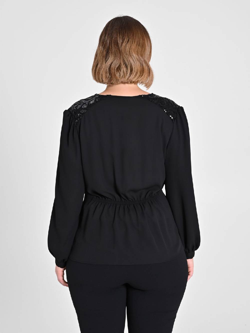 Rinascimento Blusa curvy con dettaglio paillettes Spedizione gratuita