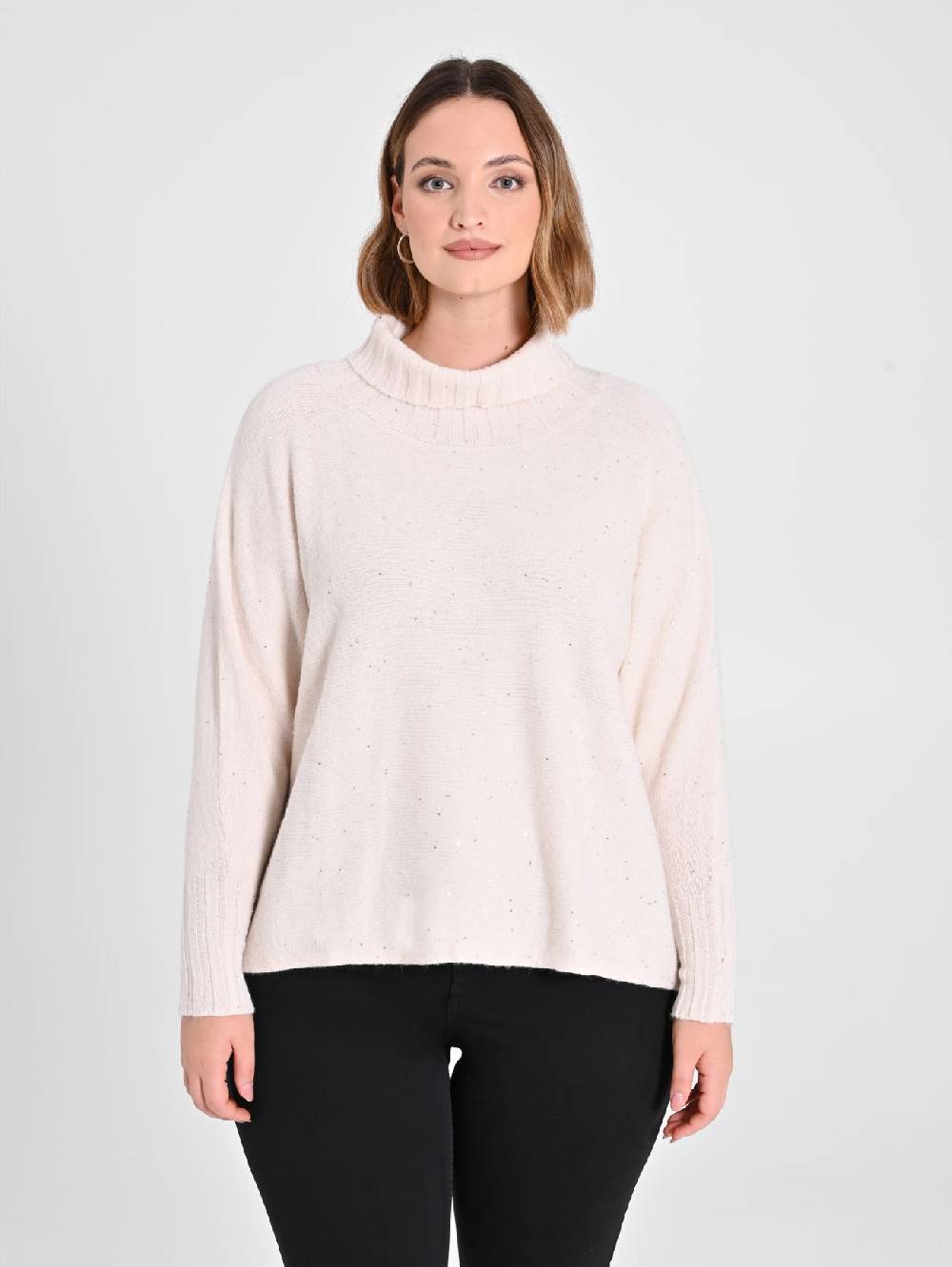 Rinascimento Maglia Curvy Beige Grande vendita
