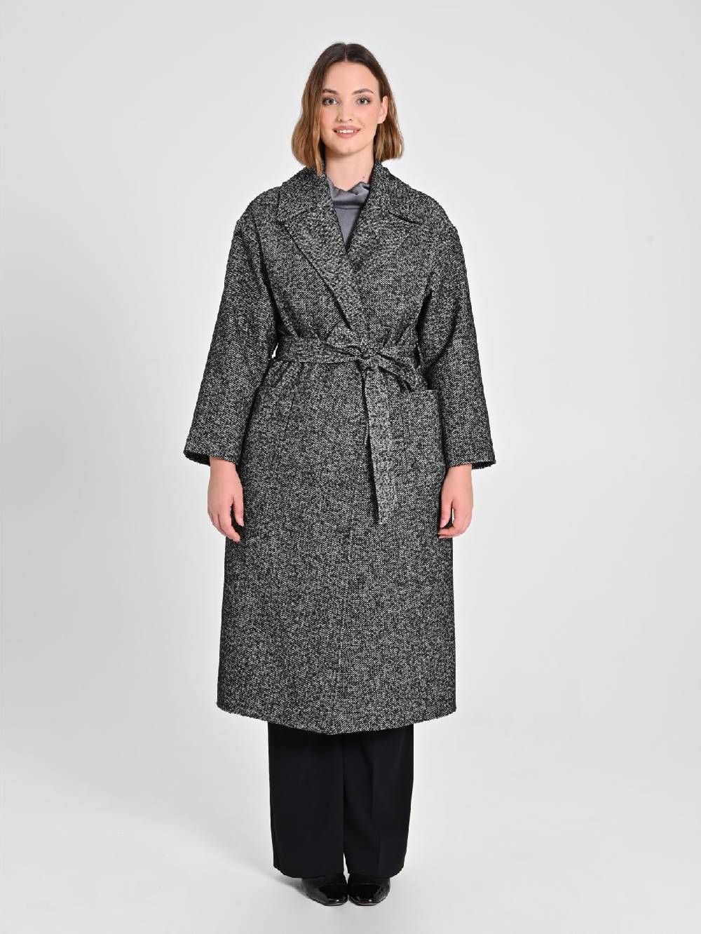 Rinascimento Cappotto Curvy Black & White Fornitura limitata